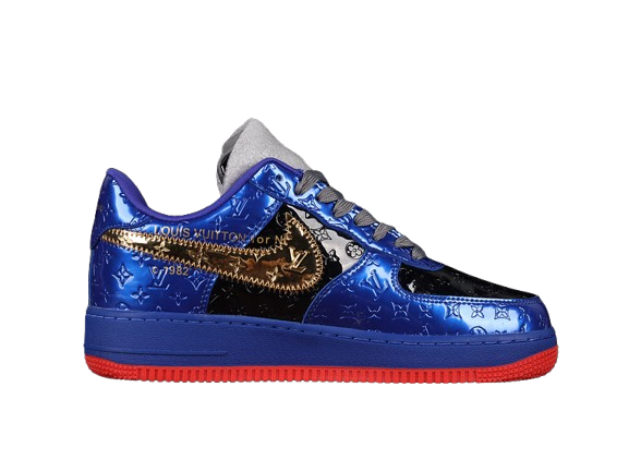 AIR FORCE 1 LOW 07 X L﹡V DARK BLUE∕BLACK∕GOLD-RED
