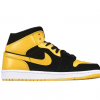 Air Jordan 1 Mid Black Varsity Maize