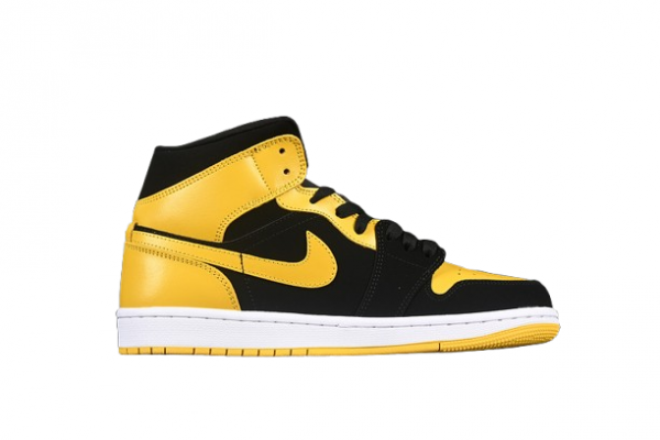 Air Jordan 1 Mid Black Varsity Maize