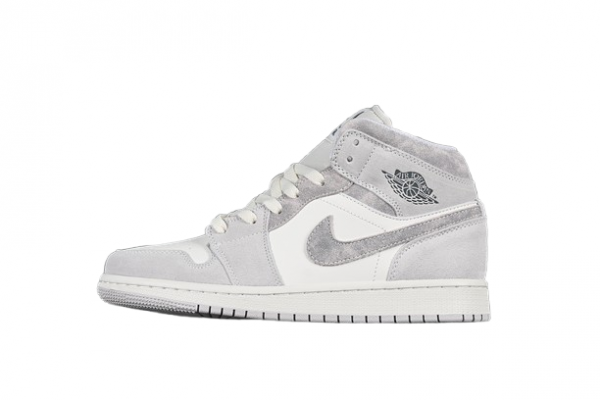 Air Jordan 1 Mid Neutral Grey Sail