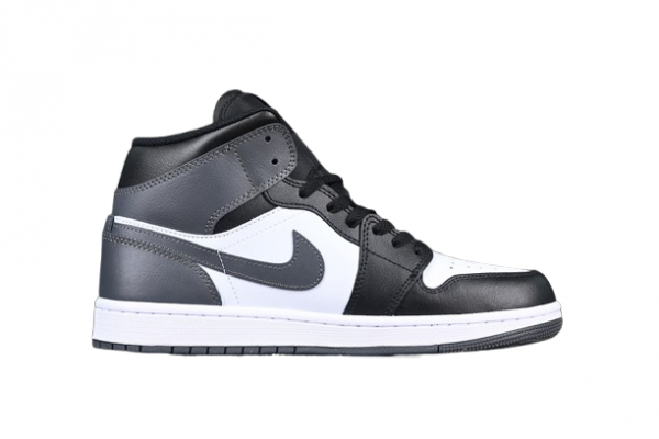 Air Jordan 1 Mid Black Iron Grey