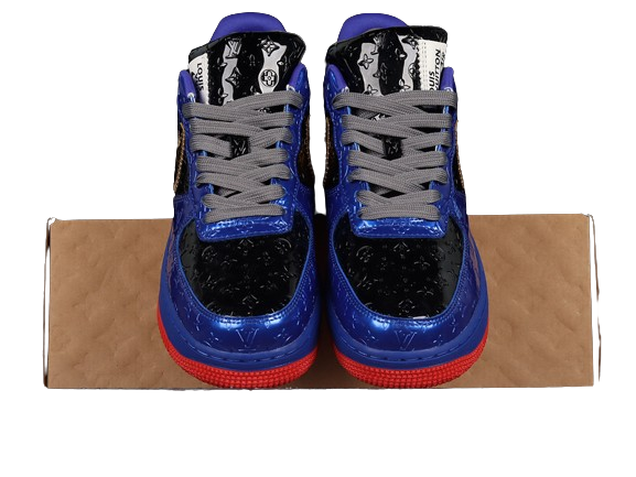 AIR FORCE 1 LOW 07 X L﹡V DARK BLUE∕BLACK∕GOLD-RED