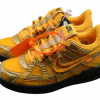 OW x Nike Air Rubber Dunk "University Gold"