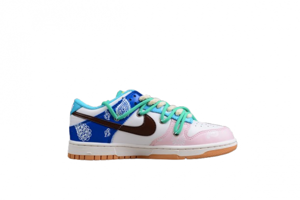 Nike SB Dunk Low SE White Green Brown Pink