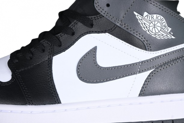 Air Jordan 1 Mid Black Iron Grey