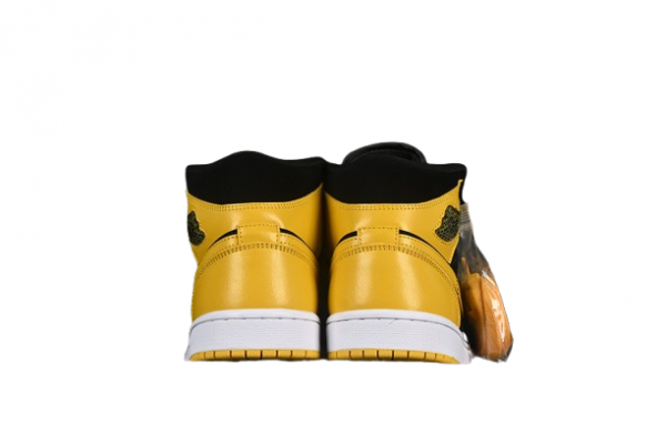 Air Jordan 1 Mid Black Varsity Maize
