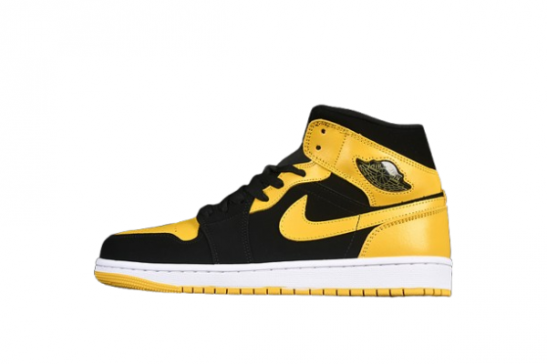 Air Jordan 1 Mid Black Varsity Maize