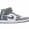 Air Jordan 1 Mid White Medium Grey
