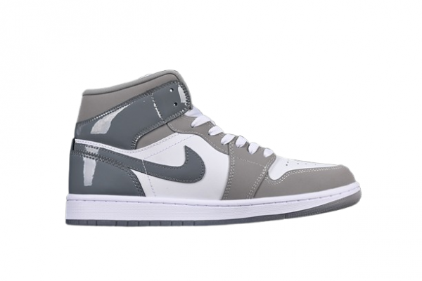 Air Jordan 1 Mid White Medium Grey