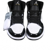 Air Jordan 1 Mid Black Metallic Silver