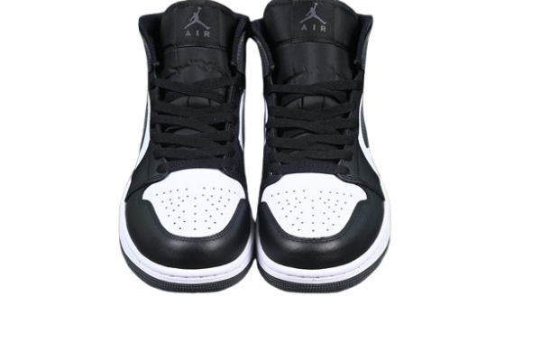 Air Jordan 1 Mid Black Iron Grey