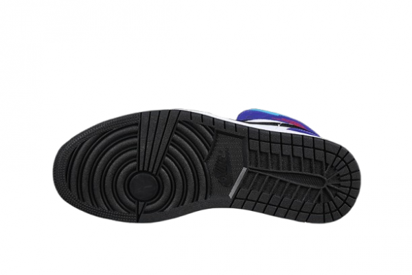 Air Jordan 1 Mid Court Purple Tropical Twist