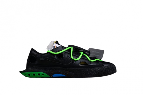 OW x Nike Blazer Low "Black"