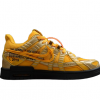 OW x Nike Air Rubber Dunk "University Gold"