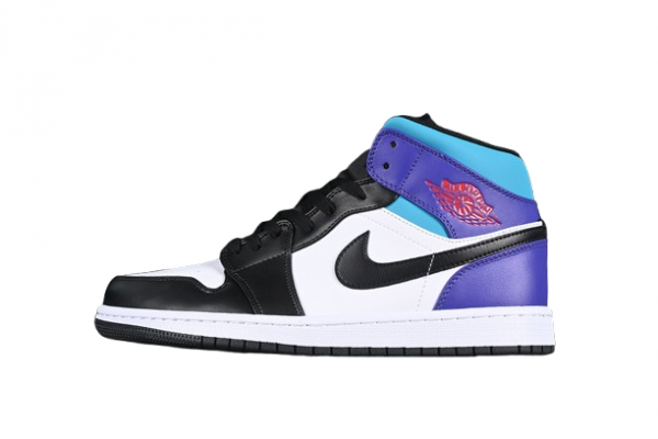 Air Jordan 1 Mid Court Purple Tropical Twist
