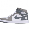 Air Jordan 1 Mid White Medium Grey