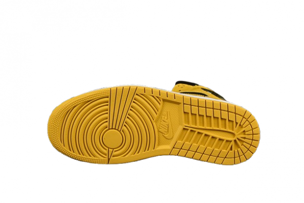 Air Jordan 1 Mid Black Varsity Maize