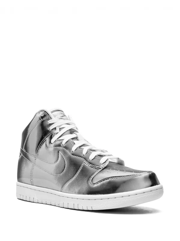 CLOT x Nike SB Dunk High Metallic Silver Limited Edition