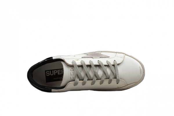 Golden Goose Superstar Black Light Grey