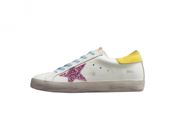 Golden Goose Superstar Pink Yellow-Blue