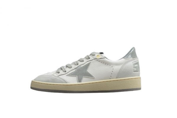 Golden Goose Ball Star Silver Light Grey