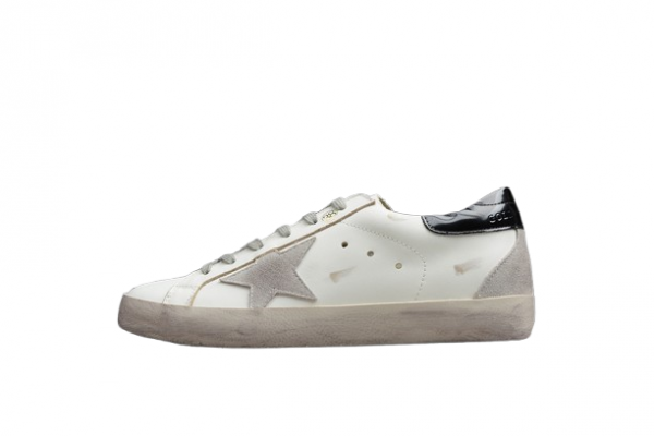 Golden Goose Superstar Black Light Grey