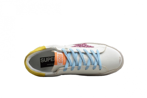 Golden Goose Superstar Pink Yellow-Blue