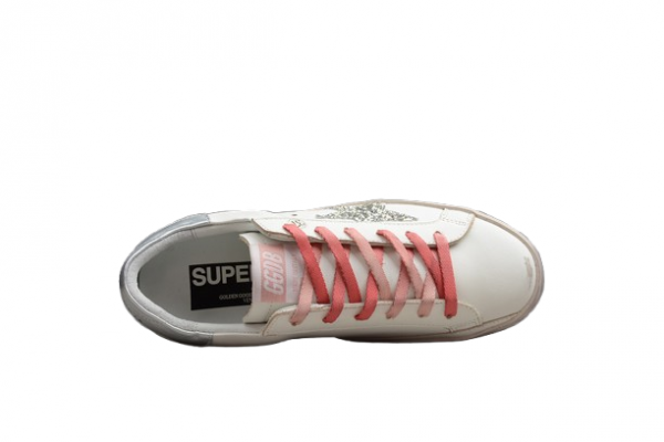 Golden Goose Superstar Silver Pink