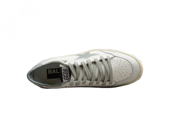 Golden Goose Ball Star Silver Light Grey