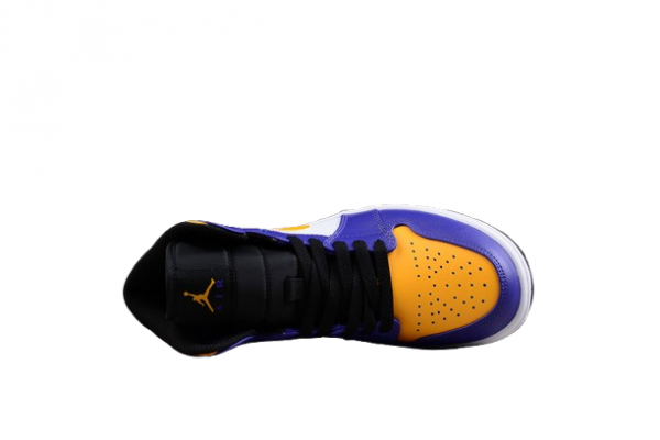 Air Jordan 1 Mid Lakers Dark Concord