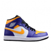Air Jordan 1 Mid Lakers Dark Concord