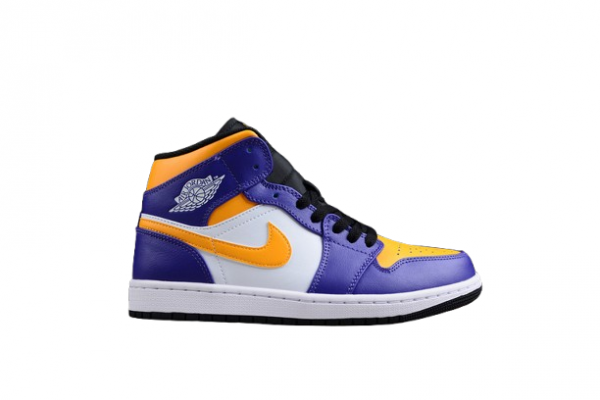 Air Jordan 1 Mid Lakers Dark Concord